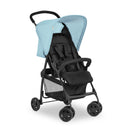 hauck Buggy Sport, Blue - Federleichter Reisebuggy 5,9 kg - mit Liegefunktion für Kinder ab Geburt bis 15 kg - Klein Zusammenklappbar, Großer Einkaufskorb bis 3 kg