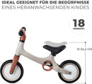 Kinderkraft Tove Laufrad ab 1,5 Jahre, Licht Lauflernrad, Kinder fahrader, Höhenverstellbar Sattel, Einfache Montage, Begrenzter Lenkeinschlag, rut...