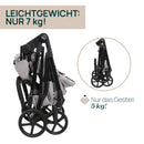 Chicco Kinderwagen Seety, Leicht und kompakt, von 0 Monaten bis 4 Jahren, bis 22 kg, faltbar, verstellbare Rückenlehne, automatischer 1-Stufen-Verschluss, Sonnendach und Regenschutz