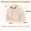 Lionherz round play tent without accessories, cream white