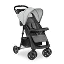 hauck Shopper Neo II, Grey - Kinderbuggy mit Liegeposition ab Geburt bis 22 kg, 2x Tablett mit Getränkehalter, Einhändig Klein Zusammenklappbar, Tasche im Verdeck, XL Korb