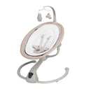 Maxi-Cosi Cassia Babywippe Elektrisch, 0–6 Monate, max. 9 kg, Babyschaukel Elektrisch, 12 Melodien, 360°-Sitzdrehung, automatische Bewegungserkennung, 5 Geschwindigkeiten, Classic Beige