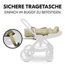 hauck Carry N Play, Green/Teddy Fleece – 3in1 Baby Tragetasche, Fußsack & Spieldecke – 85 x 40 x 13 cm - Kinderwagen Zubehör ab Geburt bis 9 kg – Tragbar & Sicher Fixierbar