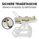 hauck Carry N Play, Green/Teddy Fleece – 3in1 Baby Tragetasche, Fußsack & Spieldecke – 85 x 40 x 13 cm - Kinderwagen Zubehör ab Geburt bis 9 kg – Tragbar & Sicher Fixierbar