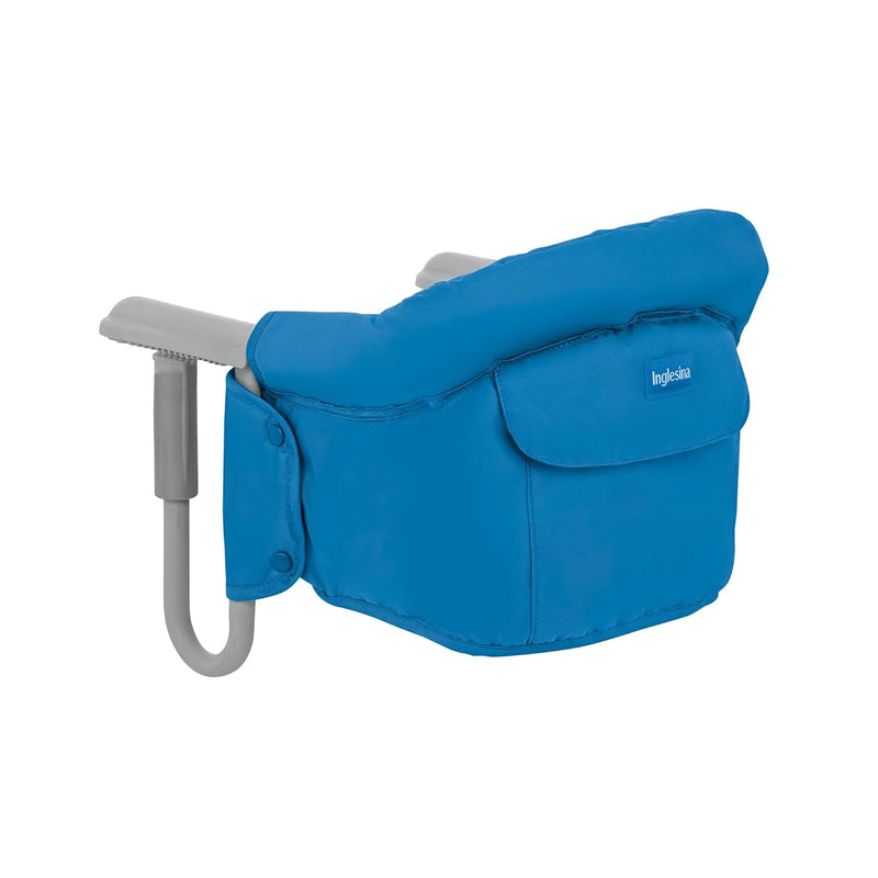 Inglesina Fast, Faltbarer Tischsitz, Hellblau (Light Blue), Einfach zu transportieren, Waschbar, Sichere Installation, Bis zu 15 kg, 35 x 27 x 42 cm