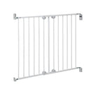 Safety 1st Wall Fix Extending Metal Gate, Ausziehbares Treppenschutzgitter, 62–102 cm, Türschutzgitter Ausziehbar, Mit 1 Hand in 1 o. 2 Richtungen, Leichte Wandmontage/-demontage, Ohne Türkante, Weiß