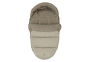 Jollein Fußsack Olive Green - Für Buggy und Kinderwagen - Für 3-Punkt- und 5-Punkt-Gurt - Mit Teddy Gefütterter Fußsack Kinderwagen - Wasserabweisend - Olivgrün