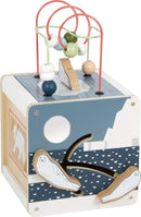 small foot Motorikwürfel Arctic aus FSC 100%-zertifiziertem Holz, Motorikspielzeug für Kleinkinder ab 12 Monaten, 12451