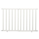 roba Türschutzgitter zum Klemmen, weiß, Breite 62-105cm, Treppengitter für Kinder und Haustiere
