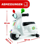 Chicco Motorrad Rutscher für Kinder Vespa Primavera, Kinderfahrzeug mit Elektronischem Bedienfeld, Lichtern und Geräuschen, Abnehmbare Stützräder, Max 25 kg, Kinderspielzeug von 1-3 Jahren