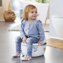 keeeper Winnie Babytopf deluxe 4in1, Töpfchen + Toilettensitz + Hocker + Feuchttuchspender, Ab ca. 18 Monate bis ca. 4 Jahre, Kasimir, Weiß