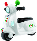 Chicco Motorrad Rutscher für Kinder Vespa Primavera, Kinderfahrzeug mit Elektronischem Bedienfeld, Lichtern und Geräuschen, Abnehmbare Stützräder, Max 25 kg, Kinderspielzeug von 1-3 Jahren