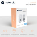 Motorola Nursery AM21 Audio-Babyphone – Digitaler Monitor mit DECT-Technologie zur Audioüberwachung – große Reichweite – hochempfindliches Mikrofon