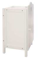 roba Puppenkleiderschrank 'Stella', zum Verstauen von Puppenkleidung und Zubehör, weiß lackiert