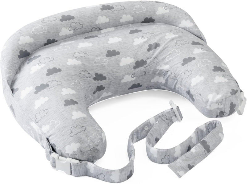 Boppy Deluxe Stillkissen, Brust und Flasche Fütterung Unterstützung, ergonomische Form mit Mutter und Baby zu unterstützen, volle Polsterung, abnehmbar und waschmaschinenfest, 0M +