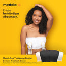 Medela Hands-free Abpump-Bustier – Einfaches Abpumpen mit adaptivem Stretch für maximalen Komfort und einfachen Milchfluss