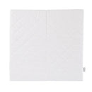 roba Laufgittermatratze 100 x 100 cm - Matratze für 4 eckige Laufgitter / Laufstall - Laufgittereinlage mit abnehmbarem Bezug - Weiß gesteppt