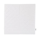 roba Laufgittermatratze 100 x 100 cm - Matratze für 4 eckige Laufgitter / Laufstall - Laufgittereinlage mit abnehmbarem Bezug - Weiß gesteppt