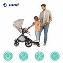 Jané Go Up Surfer Kinderwagen-Plattform bis 20 kg - Schwarz