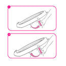 OKBABY Jelly Baby-Badehilfe - Rutschfeste Unterseite, anatomischer Sitz aus weichem, perforiertem Gummi - faltbar zur einfachen Aufbewahrung, für Badewannen - für Neugeborene 0-8 Monaten (8kg) - Weiss
