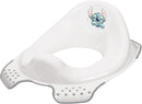 keeeper Stitch children's toilet seat, from approx. 24 months to approx. 4 years, anti-slip function, Ewa, White