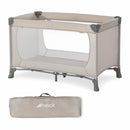 hauck Kinderreisebett Dream N Play ab Geburt bis 15 kg, Klein Zusammenklappbar inkl. Tragetasche und Faltboden, Liegefläche 120 x 60 cm