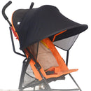 Universal Sonnenschirm, Sonnenverdeck, Sonnenschutz Markise Sonnensegel, Schatten Baldachin für Kinderwagen und Buggy (Basic)