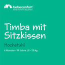 Bebeconfort Timba + Sitzkissen, Kinderhochstuhl Mitwachsend