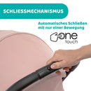 Chicco Cheerio Compact Hundewagen von 0 bis 15 kg, ultraleicht, zusammenklappbar und neigbar mit Schlafposition, automatischem Schließen, Sonnenschirm und Regenschutz, Blossom, schwarz