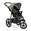 hauck Runner 2, Mickey Mouse Olive - Robuster Dreirad Buggy mit XL Lufträdern, Federung, UV Schutz 50+, XL Netzfenster, Verstellbarer Schieber, mit Liegefunktion ab Geburt bis 22 kg, Faltbar