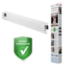 reer Herdknopf-Abdeckung | Kindersicherung | Schalterabdeckung für normale und versenkbare Herdknöpfe | für Gasherd, Elektroherd, Standherd oder Einbauherd | transparent