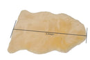 Reissner BABY-MEDLAM-75 medical-tanned genuine Merino sheepskin, natural shape, washable, length 75 cm+, colour: medium
