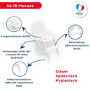 Thermobaby WC-Reduzierer Kiddyloo - weiß/braun