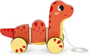 small foot Nachziehtier „Dino“, Nachziehspielzeug aus FSC 100%-zertifiziertem Holz, für Kinder ab 12 Monaten, 12613
