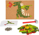 Hämmerchenspiel Pflanzen & Lebewesen aus Holz, für Kinder ab 3 Jahren, 12358