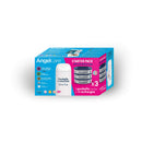 Angelcare Windeleimer + 3 Nachfüllpackungen, geruchshemmend, hohe Kapazität, antibakteriell, einfache Verwendung, Weiß