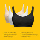 Medela Keep Cool Nahtloser Schwangerschafts- und Still-BH ohne Bügel – 2 eingewebte atmungsaktive Zonen – Soft-Touch-Stoff für angenehmen Halt