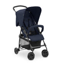 hauck Buggy Sport, Dark Blue - Federleichter Reisebuggy 5,9 kg - mit Liegefunktion für Kinder ab Geburt bis 15 kg - Klein Zusammenklappbar, Großer Einkaufskorb bis 3 kg