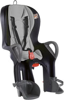 OK Baby Kinder Hinterrad-fahrradsitz 10+, schwarz-silber, 22kg, O37226050X