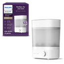 Philips AVENT Premium baby bottle sterilizer and dryer, removes 99.9% of bacteria, chemical-free, capacity for 6 bottles/teats/accessories, model SCF293/00