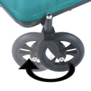 hauck Bollerwagen Eco Light für 1 Kind ab 2 Jahren bis 50 kg, mit Sitzpolster, Eva Reifen, Abnehmbare Gefederdte Deichsel, rutschfeste Griffe, Zusammenklappbar