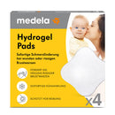 Medela Hydrogel Pads – Sofortige Schmerzlinderung bei wunden oder rissigen Brustwarzen durch Stillen oder Abpumpen – Kühlende Feuchtigkeit unterstützt die natürliche Heilung – 4er Pack