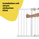 Safety 1st Easy Close Metal 28cm Gittererweiterung, kein Bohren, leicht montierbare Erweiterung zu Türschutzgitter, Erweiterung für Treppenschutzgitter ohne Bohren für Babygitter
