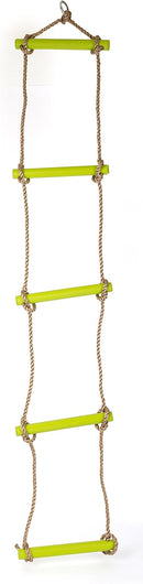 small foot Strickleiter aus wetterbeständigem Material mit Sicherungshaken, Klettergerüst Zubehör, ab 3 Jahren, 10878