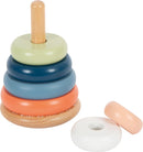 Small Foot Stapelturm „Arctic“ aus Holz, aus FSC® 100%-zertifiziertem Holz, Steckspiel für Kinder ab 12 Monaten, 12444