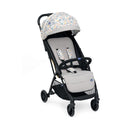 Chicco Glee leichter Kinderwagen, Buggy, praktisch und leicht, automatischer Schließmechanismus, breiter und bequemer Sitz, hochwertige Räder, verstellbare Rückenlehne, Sonnendach, bis zu 22 kg, beige