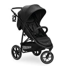 hauck Rapid 3 Air, Schwarz - Dreirad Kinderbuggy mit Luftreifen, Federung und Liegeposition ab Geburt bis 22 kg, UV Schutz 50+, Zusammenklappbar, Höhenverstellbarer Schieber mit Becherhalter