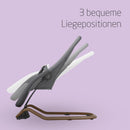 Maxi-Cosi Dove, Babywippe, 0–3 Jahre, 0–15 kg, Leichtgewicht Babywippe, Zusammenklappbar, Tragbar, Natürliches Wippen, 3 Liegepositionen, Eco Care 100% Recycelte Stoffe, Elegance Graphite