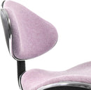 B-Ware Hjh Office Kinderstuhl Drehstuhl Schreibtischstuhl Rosa Stoff Kinderbürostuhl