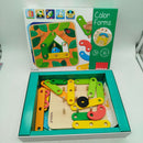 Goula Bundle Farbformen Set von 2 Holzklötze